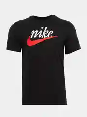 Черный мужская футболка Nike Sportswear