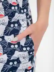 Синий платье женское Lilians, домашнее