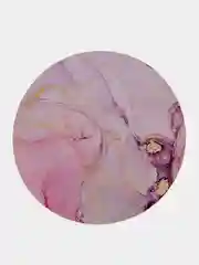 Пудровый коврик для мыши, круглый
