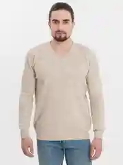 Бежевый мужской джемпер
