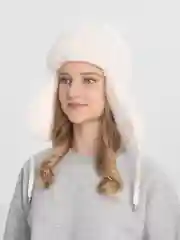 Шапка-ушанка женская зимняя
