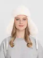 Шапка-ушанка женская зимняя