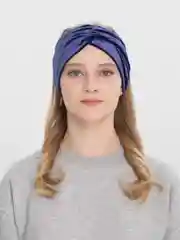Фиолетовый повязка-чалма на голову, женская