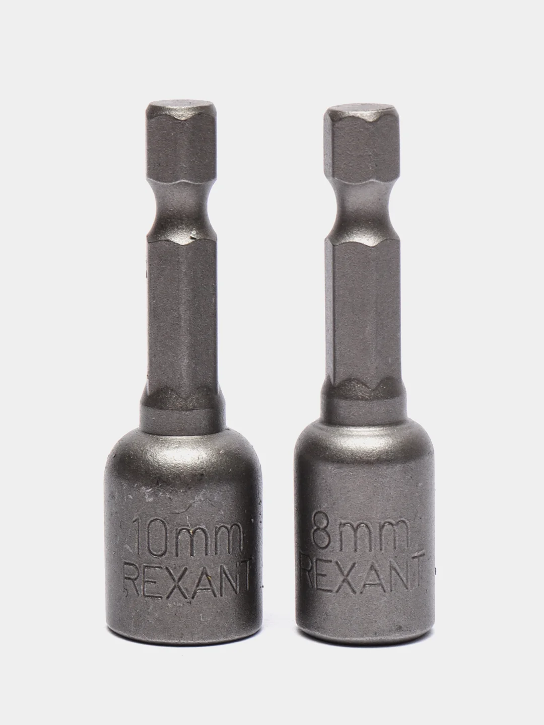 Ключ-насадка Rexant, магнитная, 1/4", 8 х 48 мм + 10 х 48 мм