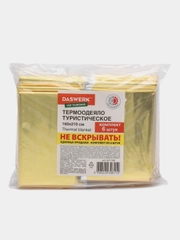 Термоодеяло для туризма, изотермическое одеяло 6 штук, 160х210 см, Daswerk, 631158