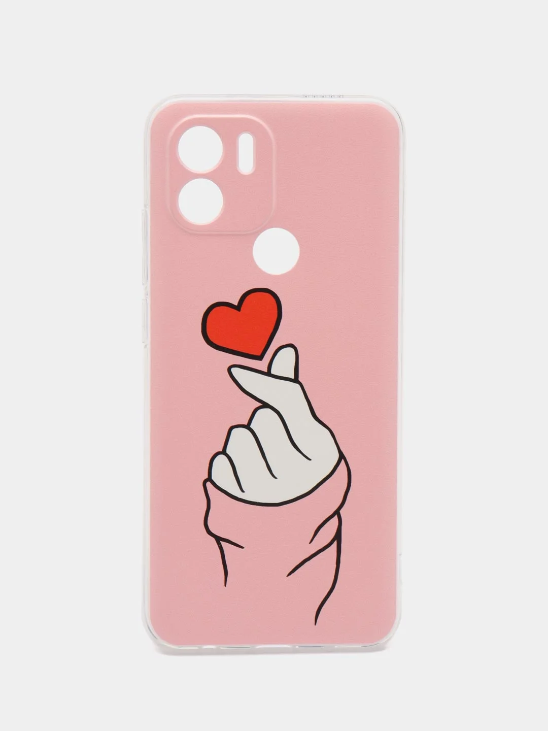 Коралловый силиконовый чехол на Xiaomi Redmi A1+/Redmi A2+/Poco C51/C50 (Редми A1 Плюс/Редми А2 Плюс)