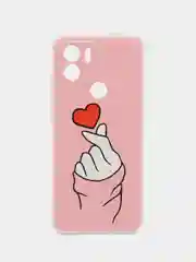 Коралловый силиконовый чехол на Xiaomi Redmi A1+/Redmi A2+/Poco C51/C50 (Редми A1 Плюс/Редми А2 Плюс)