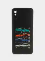 Хром силиконовый чехол на Xiaomi Redmi 9A (Сяоми Редми 9A)
