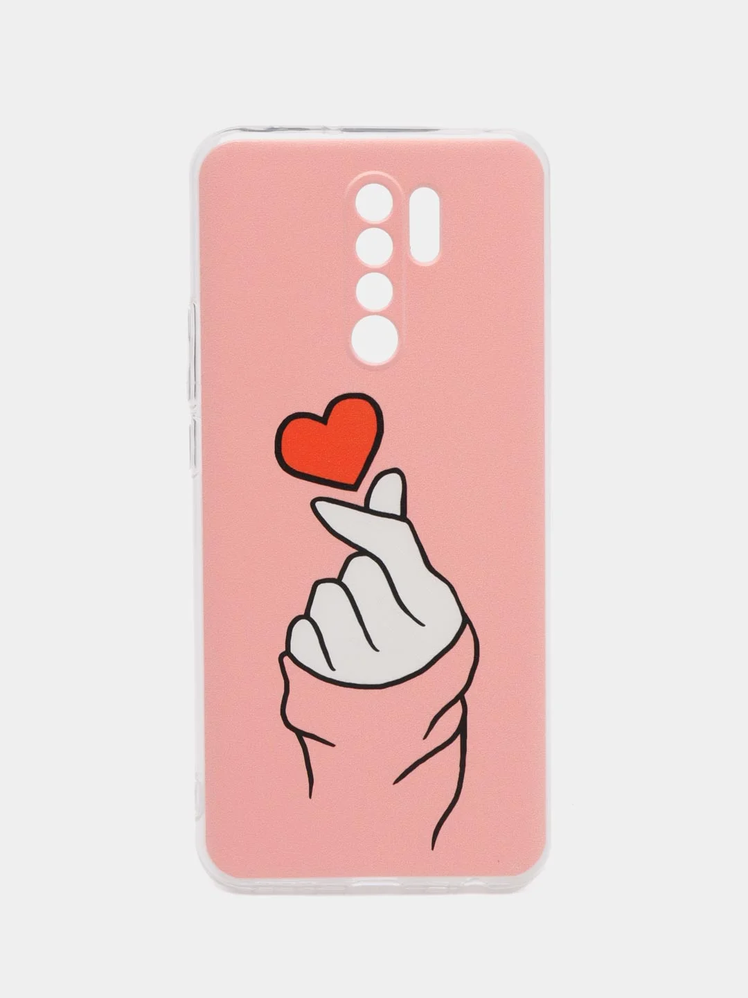Коралловый силиконовый чехол для Xiaomi Redmi 9 (Сяоми Редми 9)
