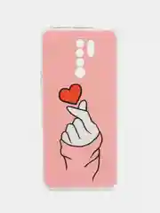 Коралловый силиконовый чехол для Xiaomi Redmi 9 (Сяоми Редми 9)