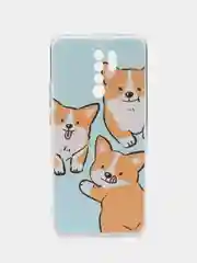 Светло-оранжевый силиконовый чехол для Xiaomi Redmi 9 (Сяоми Редми 9)