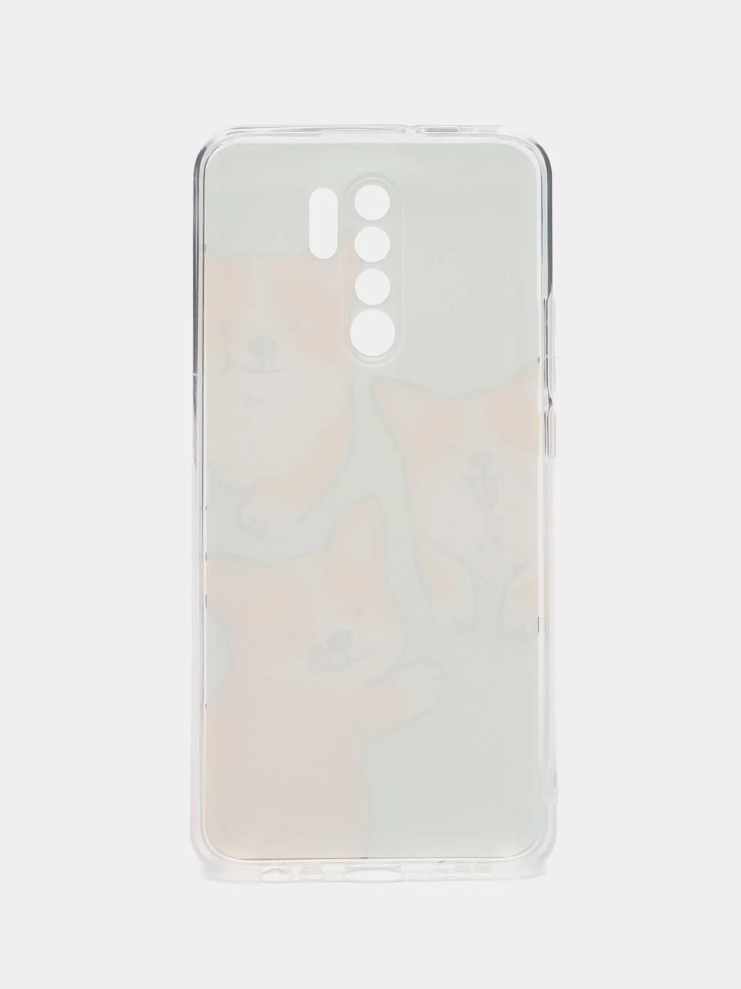 Светло-оранжевый силиконовый чехол для Xiaomi Redmi 9 (Сяоми Редми 9)