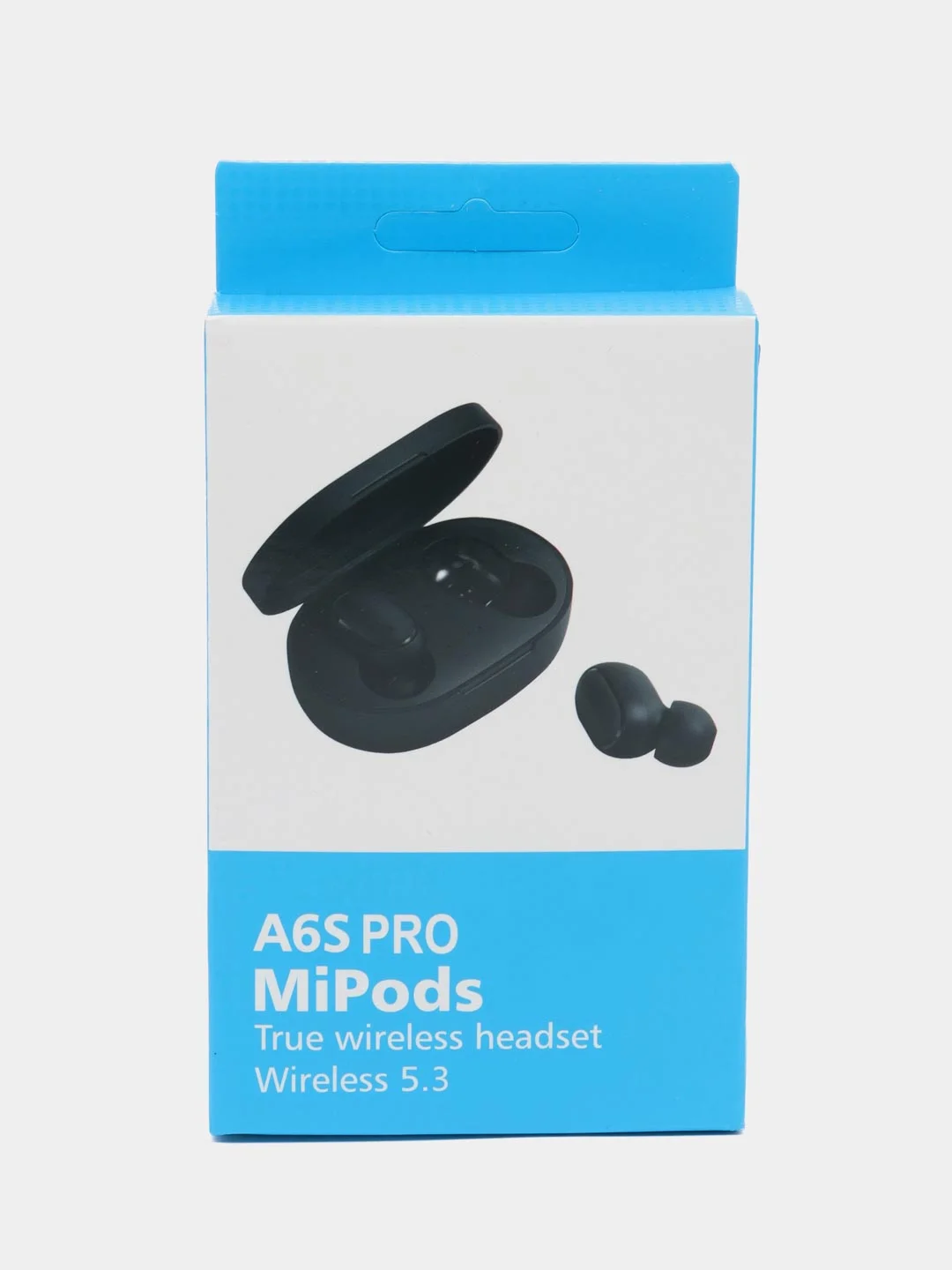 Белый наушники Беспроводные MiPods A6S, Bluetooth