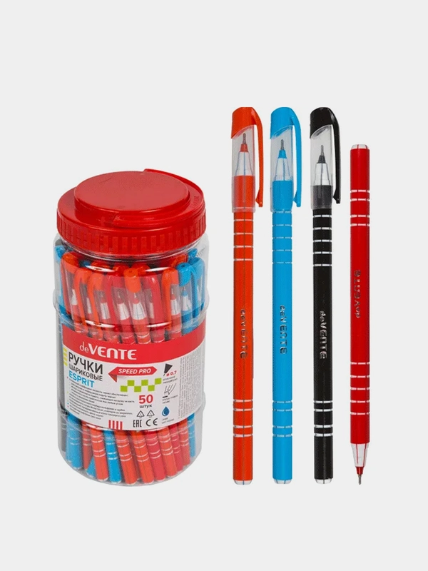 Ручка шариковая "deVENTE. Esprit" серия Speed Pro, d=0,7 мм,синяя,50шт