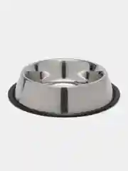 Миска для животных, металлическая, с резиновой подставкой, DUVO+ , XL, 29 см, 1890 мл