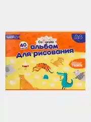 Альбом для рисования, А4, 40 листов, на скрепке, Calligrata, обложка мелованный картон, 100 г/м