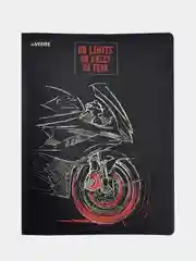 Папка на кольцах "deVENTE. Moto" A4 (240x310x30 мм) 2 кольца Ø 25 мм, 500 мкм,1шт