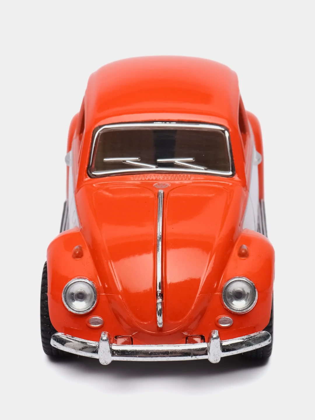 Оранжевый 1967 Volkswagen Classical Beetle (окрашенные двери) KINSMART KT5373D