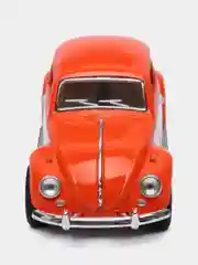 Оранжевый 1967 Volkswagen Classical Beetle (окрашенные двери) KINSMART KT5373D