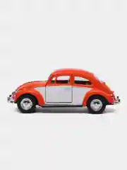 Красный 1967 Volkswagen Classical Beetle (окрашенные двери) KINSMART KT5373D