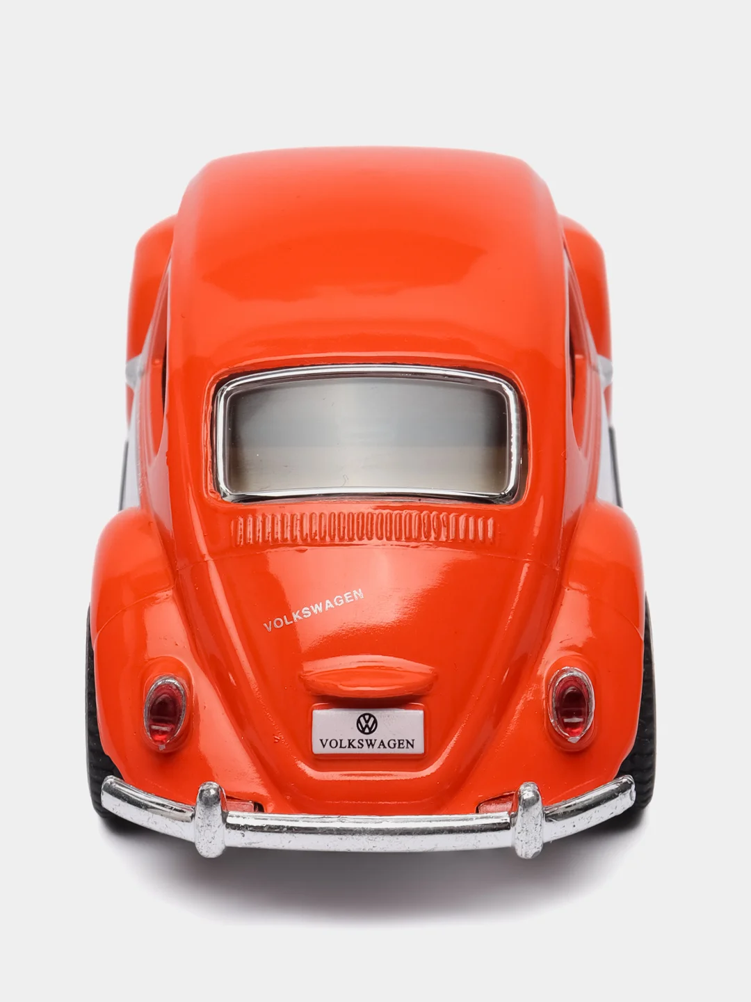 Красный 1967 Volkswagen Classical Beetle (окрашенные двери) KINSMART KT5373D