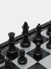 Молочный шахматы магнитные с фигурами, складная шахматная доска