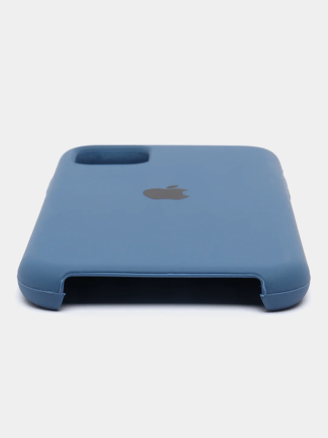 Синий меланж чехол Silicone Case для iPhone 11