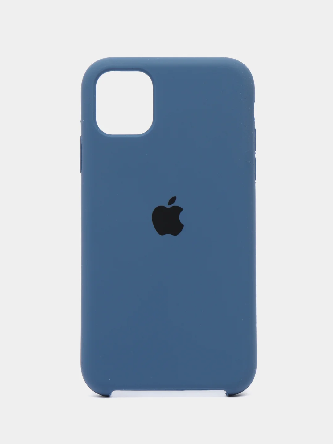 Синий меланж чехол Silicone Case для iPhone 11