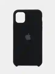 Черный чехол Silicone Case для iPhone 11