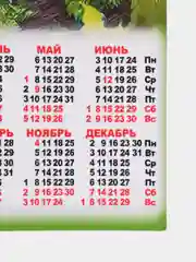 Ледяной календарь "Дракон", символ 2024 года