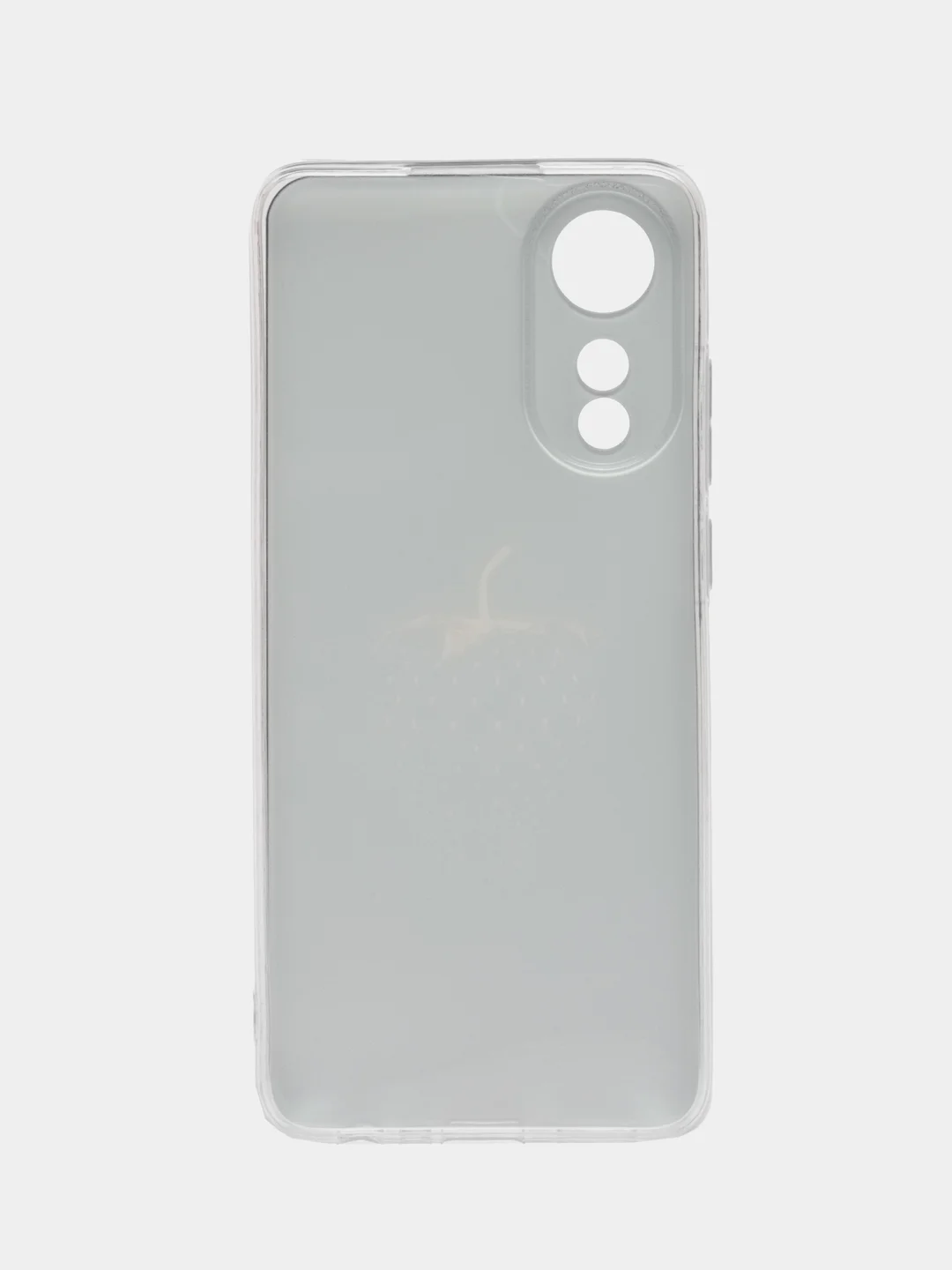 Разноцветный силиконовый чехол на Oppo A78 4G (Оппо А78 4G), прозрачный, с рисунком, защита камеры