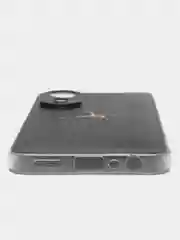 Разноцветный силиконовый чехол на Oppo A78 4G (Оппо А78 4G), прозрачный, с рисунком, защита камеры