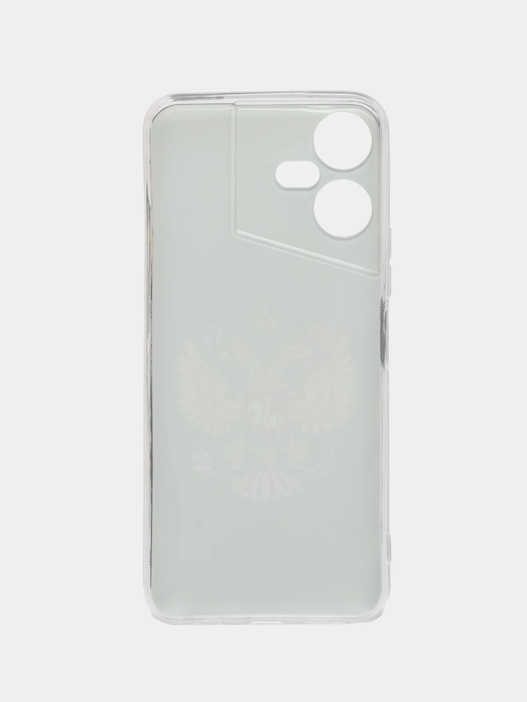 Приглушённый хаки чехол на Tecno Pova Neo 3 (Текно Пова Нео 3), прозрачный, с рисунком, защита камеры