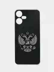 Приглушённый хаки чехол на Tecno Pova Neo 3 (Текно Пова Нео 3), прозрачный, с рисунком, защита камеры