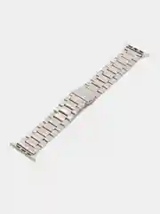 Серебряный ремешок для смарт-часов Apple Watch, стальной, 42-49 мм