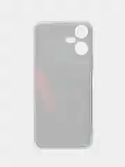 Красный чехол на Tecno Pova Neo 3 (Текно Пова Нео 3), прозрачный, с рисунком, защита камеры