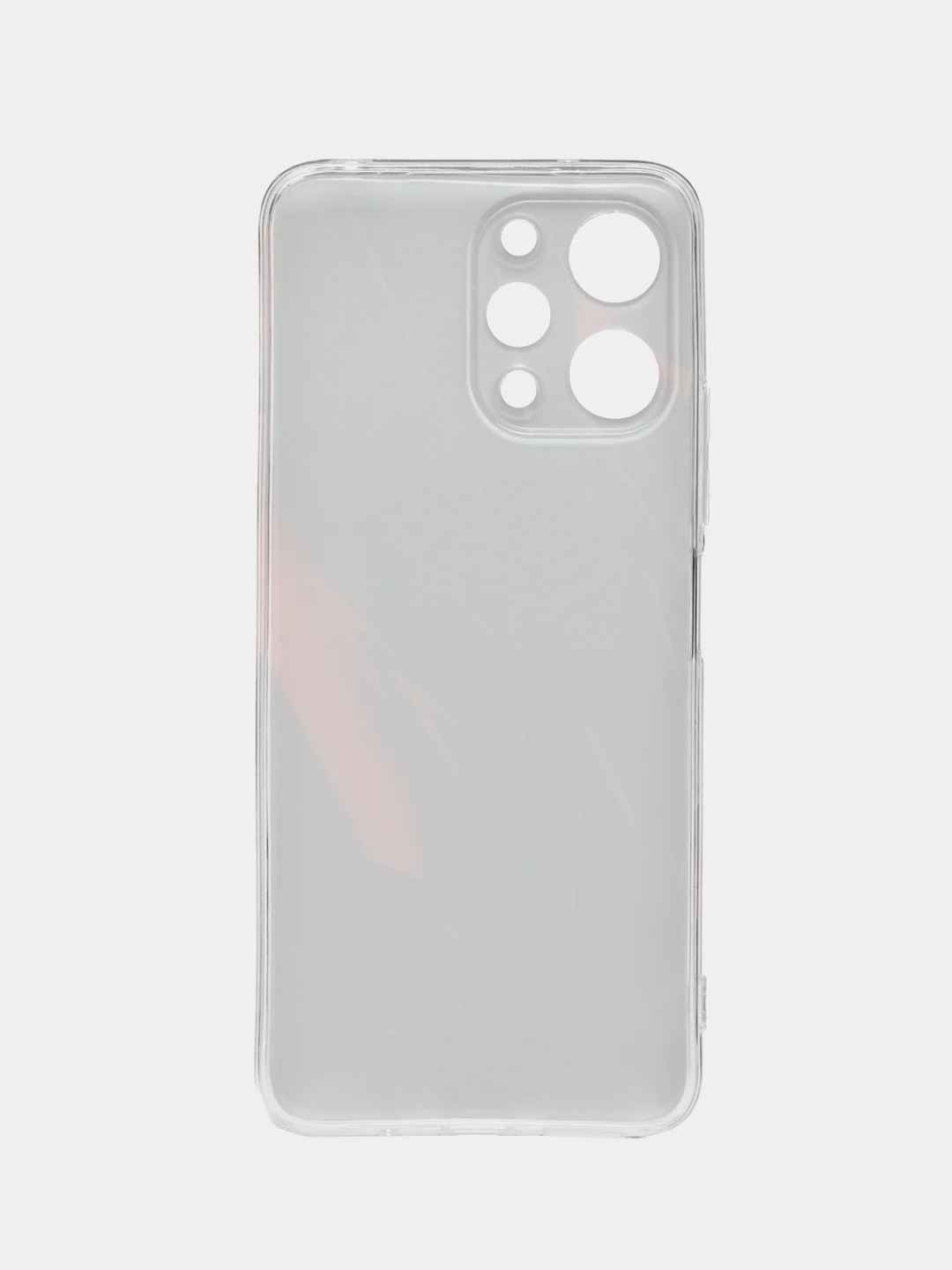 Красный силиконовый чехол на Xiaomi Redmi 12 (Редми 12), прозрачный, с рисунком, защита камеры