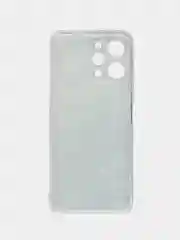 Бирюзовый силиконовый чехол на Xiaomi Redmi 12 (Редми 12), прозрачный, с рисунком, защита камеры