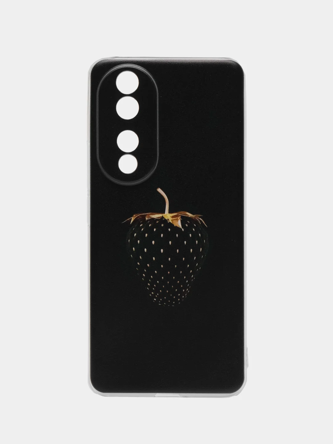 Разноцветный силиконовый чехол на Honor 90 (Хонор 90), прозрачный, с рисунком