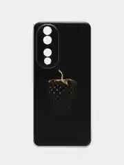 Разноцветный силиконовый чехол на Honor 90 (Хонор 90), прозрачный, с рисунком