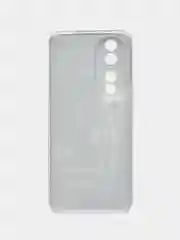 Оливковый силиконовый чехол на Honor 90 (Хонор 90), прозрачный, с рисунком