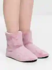 Конфетный домашние утепленные тапочки-сапожки