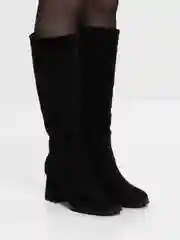 Черный сапоги женские, зимние