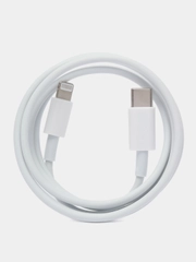Кабель для зарядки iPhone, с поддержкой быстрой зарядки, Type-C - Lightning, 1 м