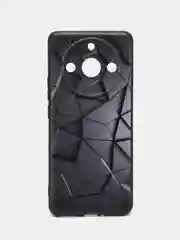 Тёмно-серый силиконовый чехол для Realme 11 Pro 11 Pro Plus, с принтом, с рисунком (Реалми 11 Про Плюс)