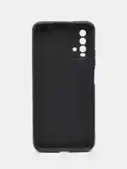 Тёмно-серый силиконовый чехол для Xiaomi Redmi 9T (Сяоми Редми 9Т), с принтом, с рисунком
