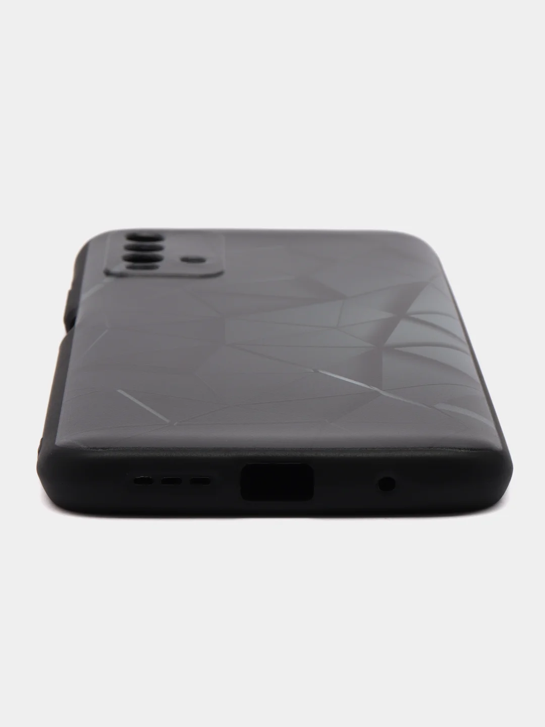 Тёмно-серый силиконовый чехол для Xiaomi Redmi 9T (Сяоми Редми 9Т), с принтом, с рисунком