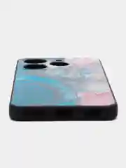 Фуксия силиконовый чехол для Tecno Spark 10 Pro (Техно Спарк 10 Про), с принтом, с рисунком