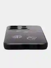 Серый металлик силиконовый чехол для Infinix SMART 7 HD, с принтом, с рисунком (Инфиникс Смарт 7 ХД)
