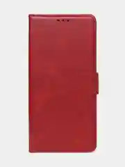 Красный чехол-книжка GQ Lite для Infinix Hot 40 / Infinix Hot 40 Pro из высококачественной кожи
